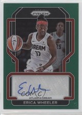 2022 Panini Prizm WNBA Signatures Green Prizm Erica Wheeler #SG-EWL Auto 14dq