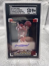 2024 Topps Finest Flashback Auto Jan Stenerud #FBA-JST Auto 18/25 HOF