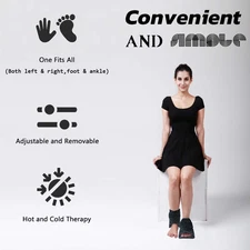 Foot Ankle Ice Gel Pack for Follow and Sole, Hot Cold Therapy Reusable Pad an...