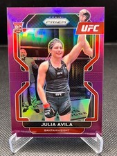 2022 Panini Prizm UFC Prizms Purple #136 Julia Avila RC 146/149