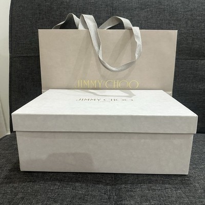 Jimmy Choo Geschenkbox & Tasche Set mit Seidenpapier - Luxus Designer Verpackung