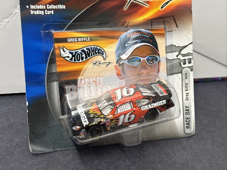 Greg Biffle #16 Grainger Hot Wheels Racing NASCAR 2003 1/64 diecast nuevo Foto 2 de 3