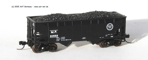 Atlas N 50820 - 55t Open Hopper Missouri Pacific #60552; aga NEW, ohne OVP | Zustand: Gebraucht