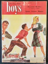 1947 MLB Preview Ted Williams Homer's Odyssey The Open Road For Boys Magazine