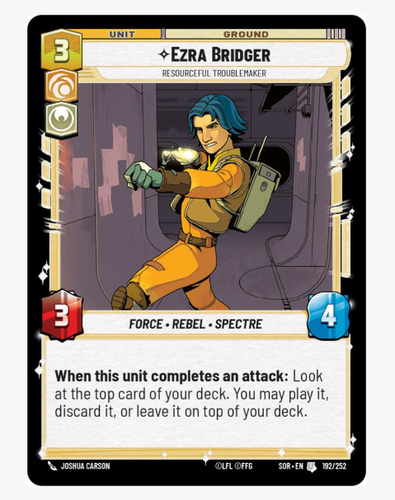 Star Wars Unlimited Spark of the Rebellion Commons and Uncommons Singles - Picture 123 of 167