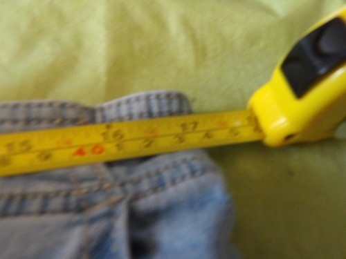 VTG RARE 4 side cargo pockets YMI 11/12 high rise wide leg stretch Cargo Jeans - Picture 9 of 10