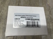 Speco Technologies LBD1H Surveillance Dome Camera HD Resolution,Weatherproof