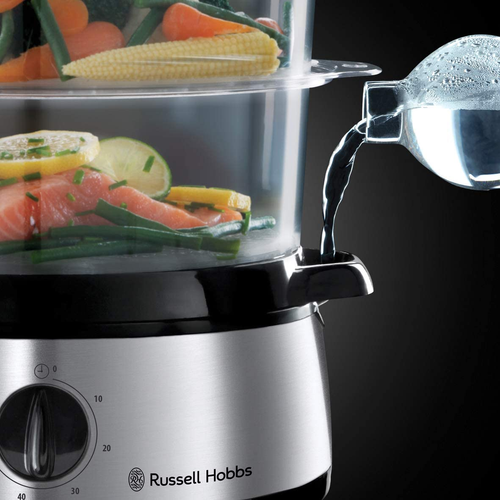 Cook@Home 9L Food Steamer, RHSTM3, 800W, 3 Tiers with 9L Total Capacity, Built-I - Picture 4 of 12