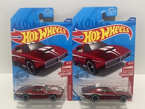 Hot Wheels Custom Otto RED EDITION NEW!!! Lot Of 2