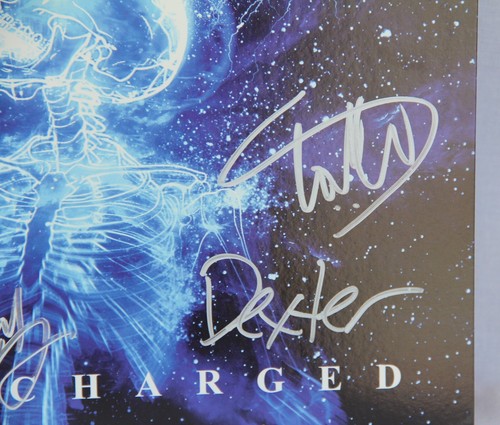 THE OFFSPRING "Supercharged" SIGNED Jacket LP Cover Galaxy Nebula Vinyl - Imagen 3 de 16