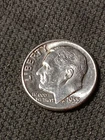1955 D Roosevelt Dime 90% Silver Extra Fine XF M/72