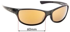 SFx Replacement Sunglass Lenses fits Smith Undertow - 60mm Wide