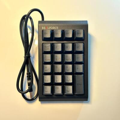 REALFORCE USBテンキー WC01B0 Amazon.com: Topre Realforce 23U/23UB (WC01B0) Black