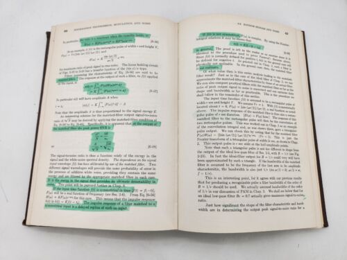 Information Transmission, Modulation, And Noise By Mischa Schwartz 1970 2nd Ed - Picture 14 of 16