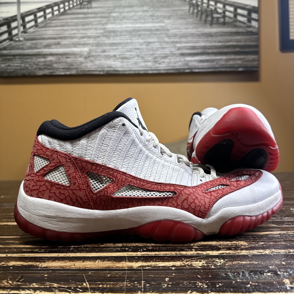 Size 14 Air Jordan 11 Retro IE Low Gym Red