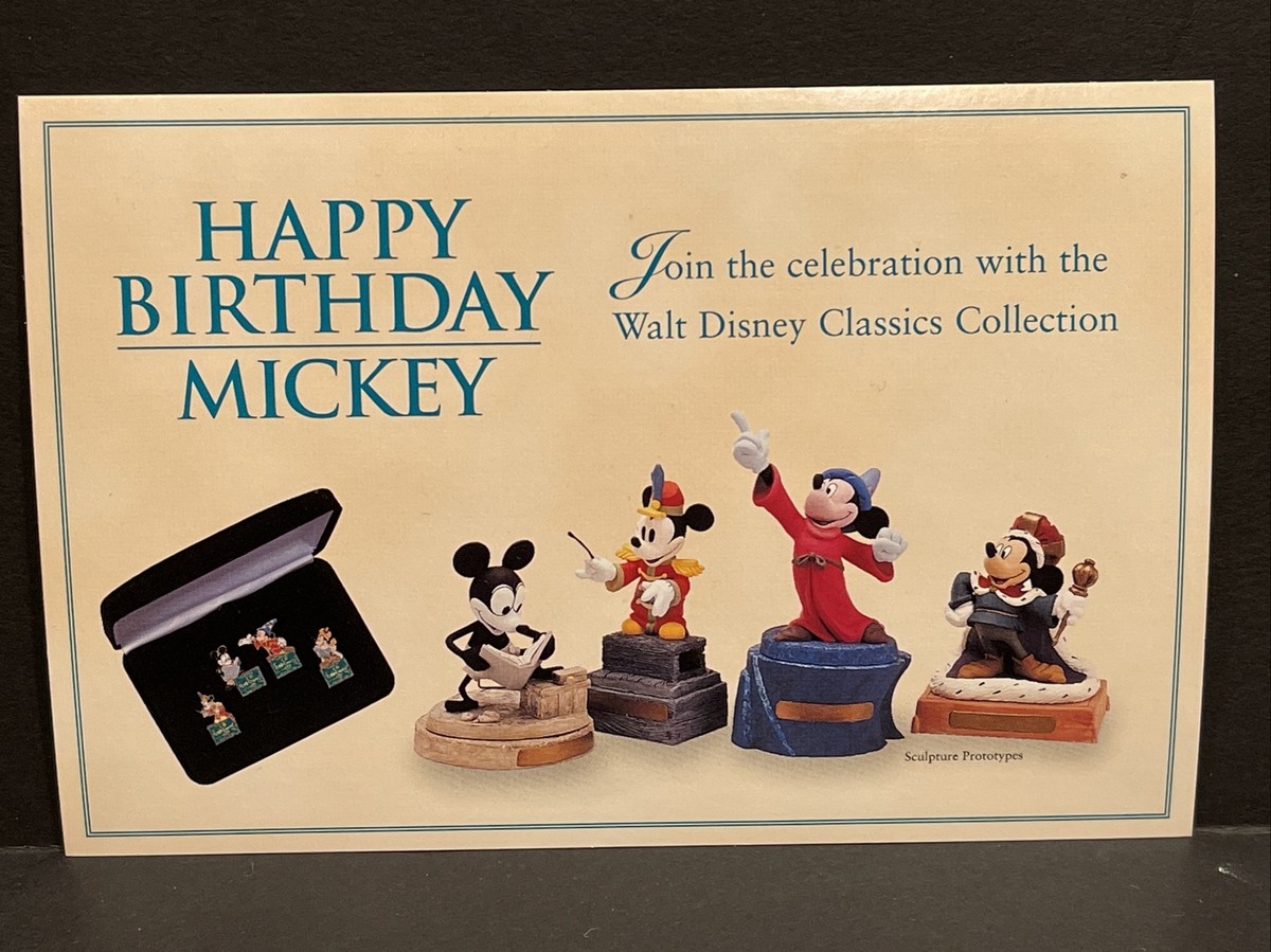 ディズニー WDCC ミッキー マウス happy birthday フィギュア ウォルト