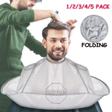 Barber Gown Cloth Hair Cutting Cloak Hairdressing Cape Haircut Cover Salon US