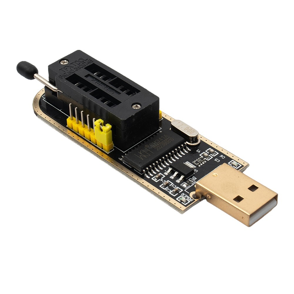 Programmeur USB flash CH341A 24 série 25 avec compatibilité USB vers
