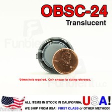 Sanwa Original OBSC-24 Black Translucent Push...