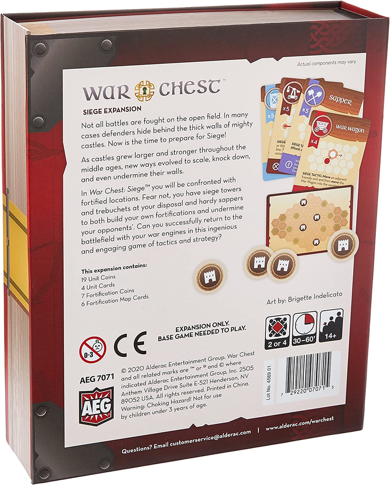 War Chest Siege Expansion Strategy Board Game, Chess like Challenge, Abstract, eBay