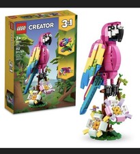 LEGO Creator Exotic Pink Parrot 3-in-1 Building Toy Set 31144 Brand New Sealed