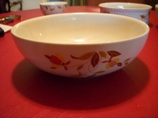Hall's Superior Jewel Tea Autumn Leaf Serving Bowl 