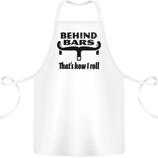 Derrière Les Barres C'Est Comme Ça Que Je Roulé Tablier De Cyclisme 100% Bio