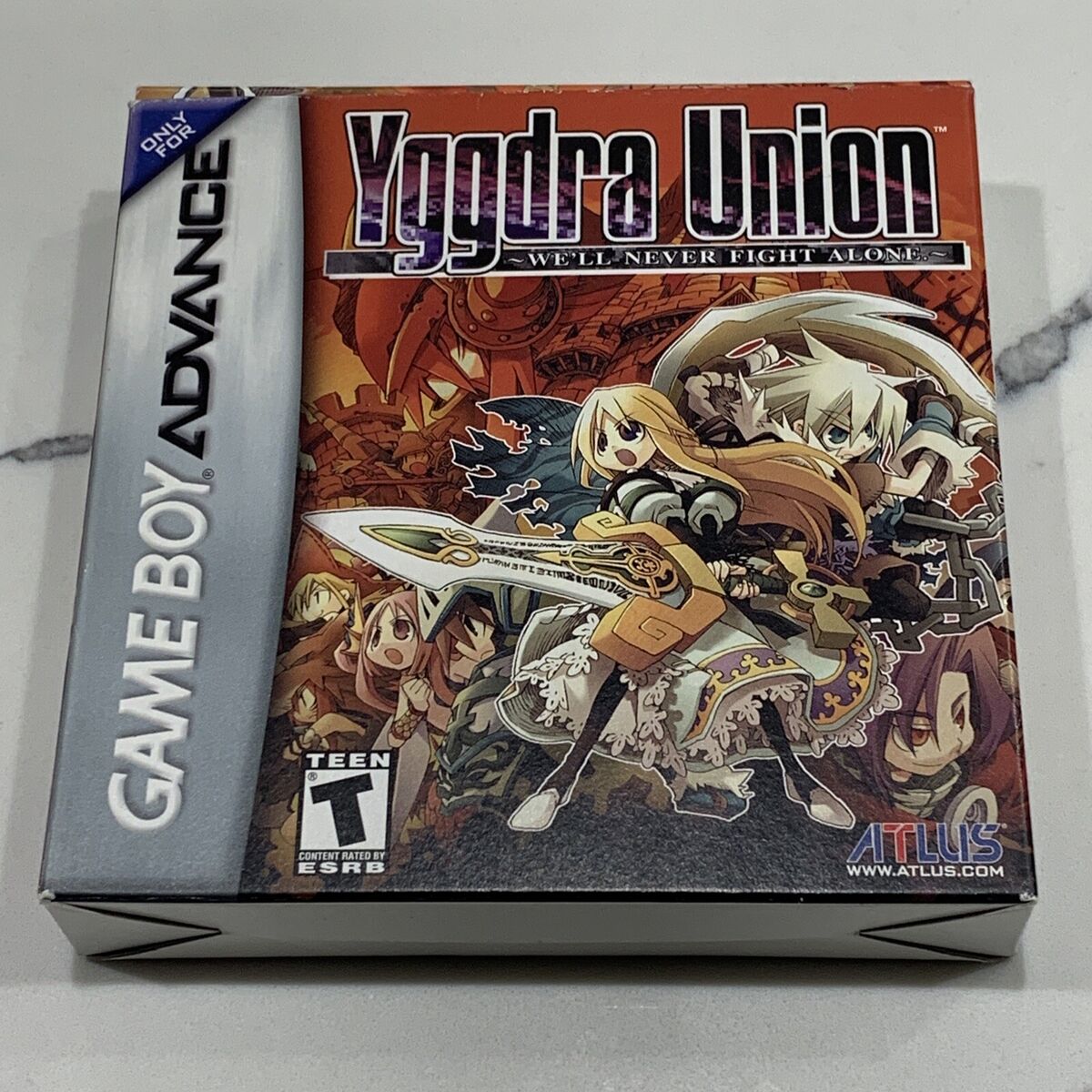 Yggdra Union: We'll Never Fight Alone (GBA, 2006) NM Box Yggdra Union: We'll Never Fight Alone (GBA, 2006) NM Box