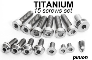 2x PEEK M5x15mm water bottle cage bolts lighter than carbon or alloy screws!