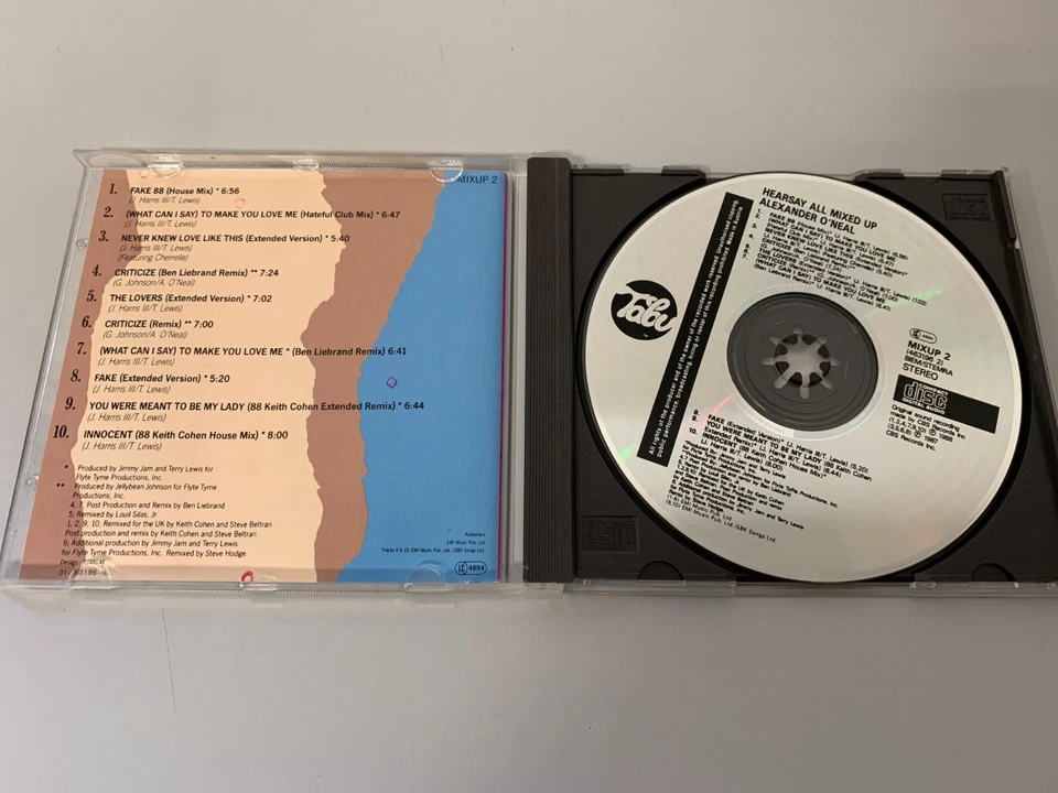 Alexander O'Neal – All Mixed Up - CD © 1989>12"Mixes>Fake,Criticize.. - Bild 2 von 3