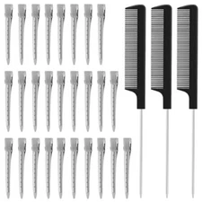 Metal Duck Billed Hair Clips For Styling 24Pcs, Pin Curl Clips for Women Hair 