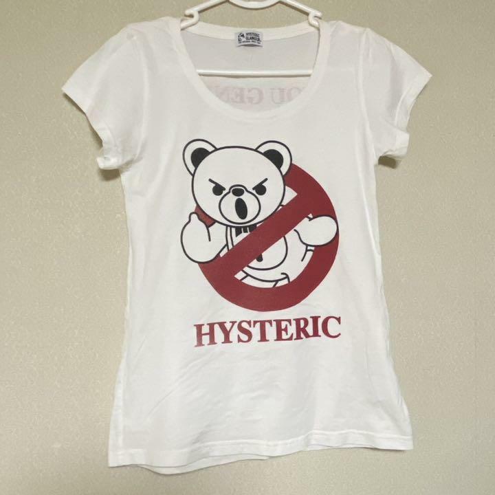 Hysteric Glamour Hysteric Bear White T-shirt FREESIZE Women 220425184