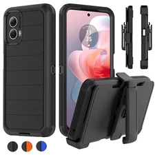 For Moto G Power 5G/G Stylus/G 5G  2025 2024 Case Belt Holster +Screen Protector