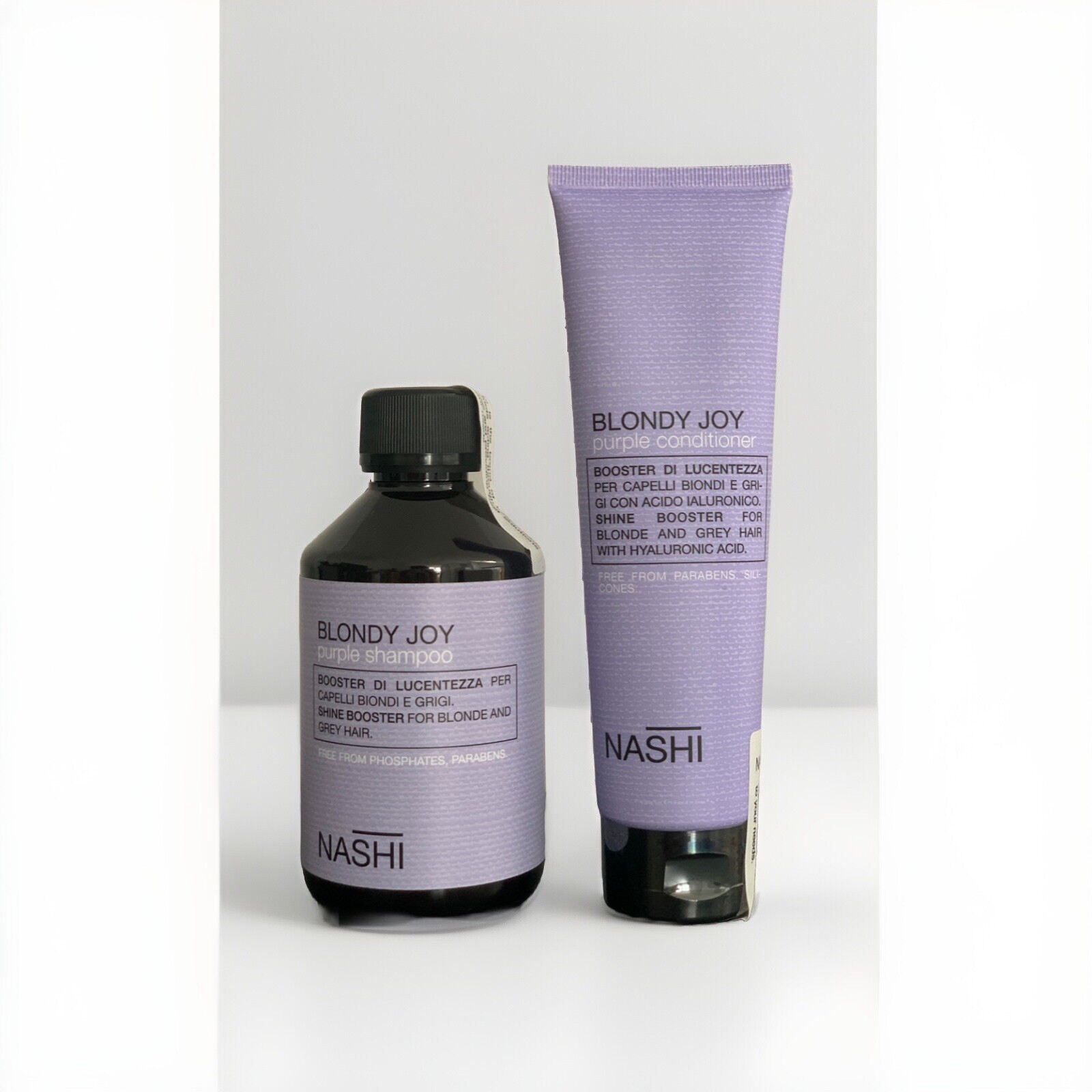 NASHI ARGAN Blondy Joy lila Shampoo 250 ml & Blondy Joy lila Conditioner