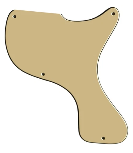 New 3 Ply Guitar Pickguard For Gibson Les Paul Junior 1958,Vintage Yellow
