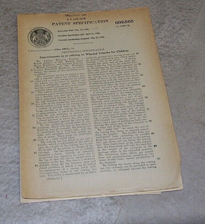 Miglioramenti veicoli a ruote per bambini 1945 foto 2
