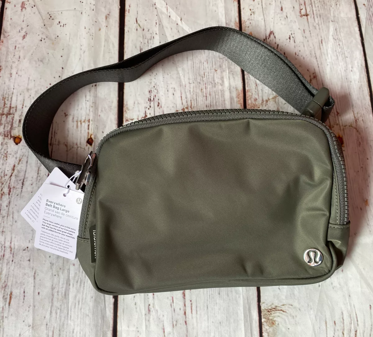 NWT Sold Out Lululemon Everywhere Belt Bag Crossbody Bag, Color: Sild Grey