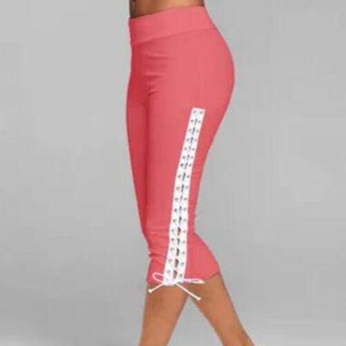Plus Size Damen-Stretch-Leggings Kurze Damen-Workout-Yoga-Hose / % - Bild 17 von 29