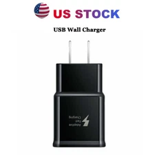 Universal USB Wall Charger Plug Wall Charger Plug Adapter Plug For Samsung Black