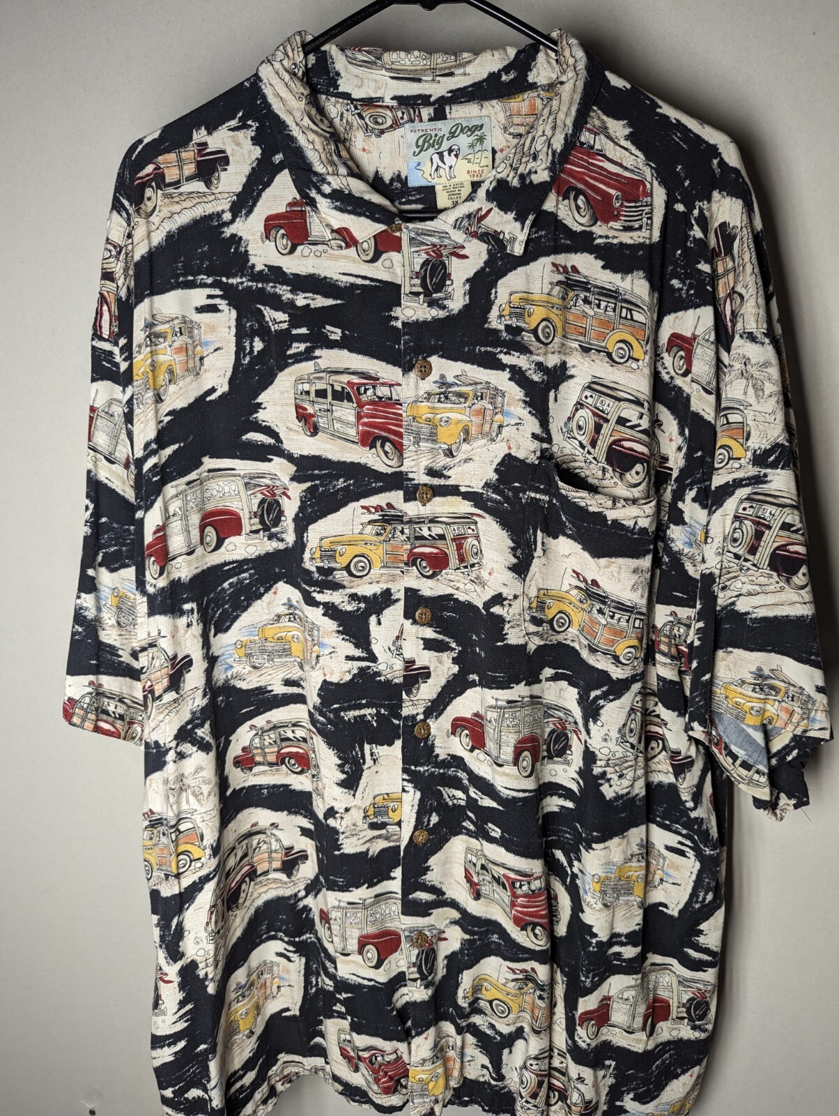 Big Dogs Vintage Authentic Button Down Shirt Hawaiian… Gem