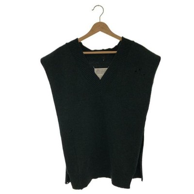 Maison Margiela 2021 AW Destroyed Tabard Oversized Knit Vest S 