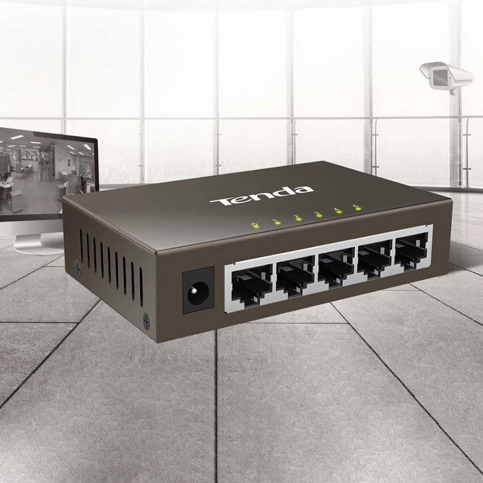 5-Port 10/100/1000Mbps Gigabit Ethernet LAN Network Desktop Switch PC Laptop - Image 4 of 4