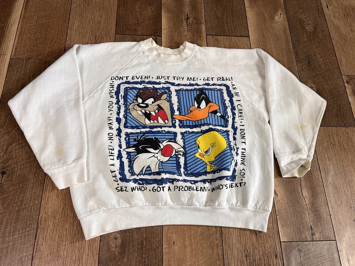 Looney tunes sweatshirt mens new arrivals