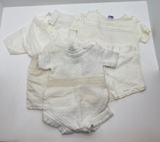 Vintage Baby/Infant Outfit Lot --All White--3 Outfits