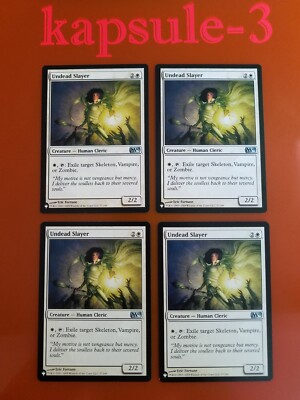 4x Undead Slayer | The List | M10 Magic 2010 | MTG Magic Cards