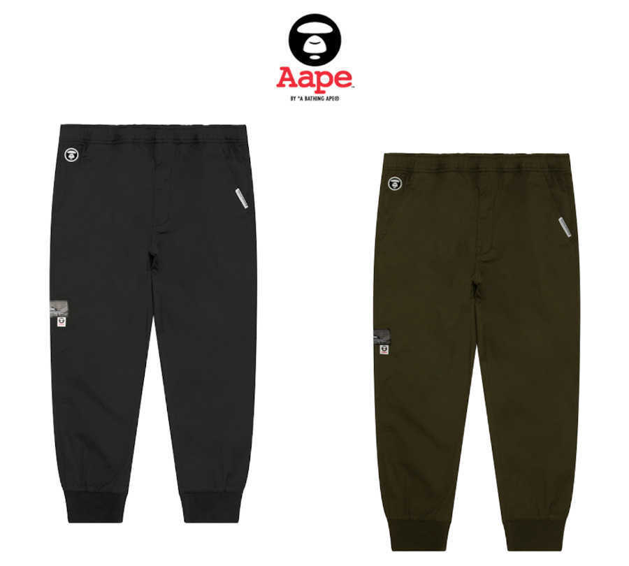 Aape By A Bathing Ape Men's Woven Jogger Pants 2024 AAPE NOW Aape By A Bathing Ape Men's Woven Jogger Pants 2024 AAPE NOW