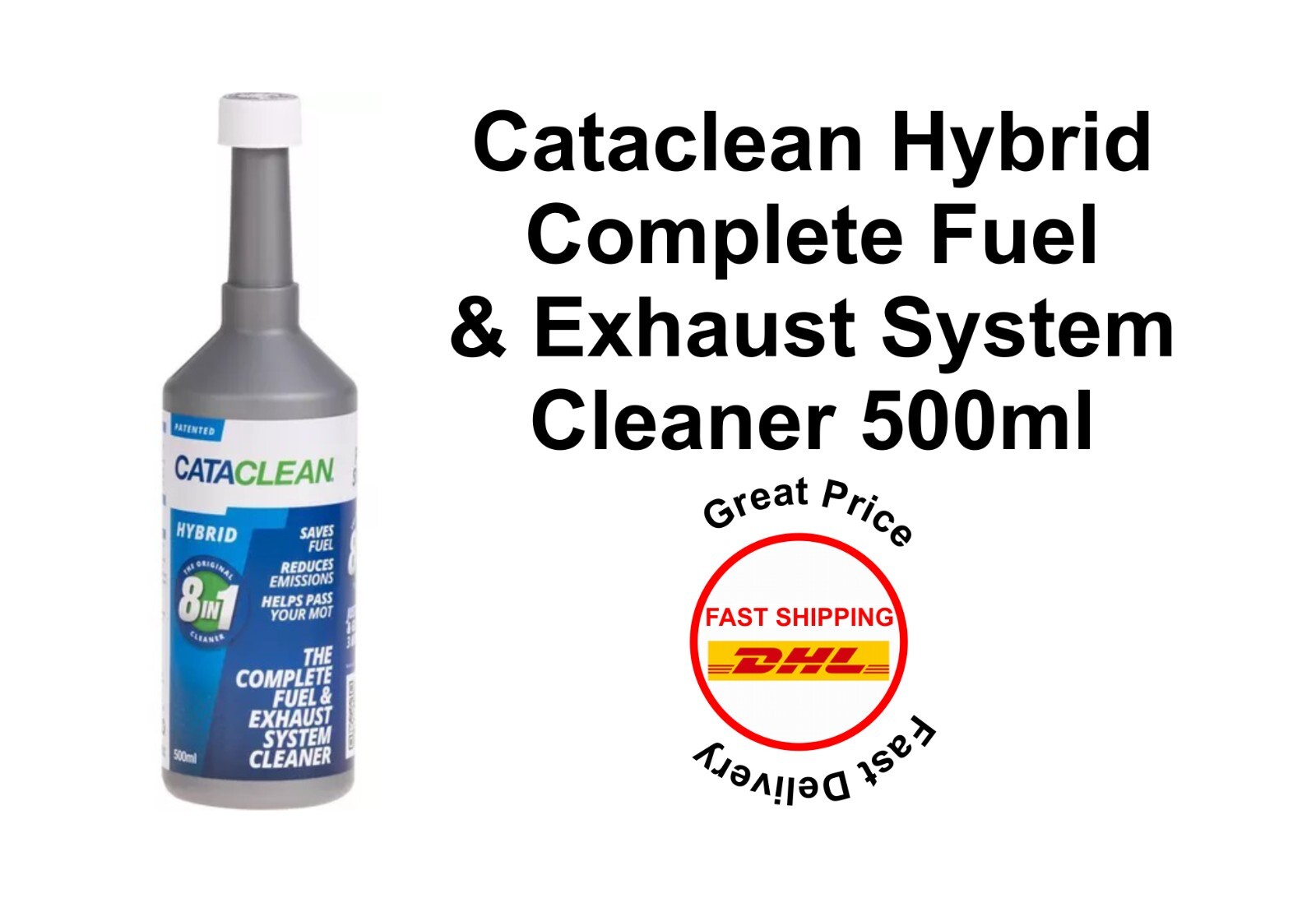 Cataclean Hybrid – Complete Fuel & Exhaust System Cleaner 500ml