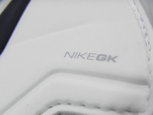 Nike GK Soccer Goalie Goalkeeper LEFT Glove White Orange Black GS0283 183 Sz 7 - 第 4/6 張圖片
