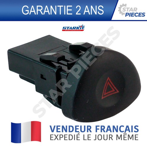 Bouton interrupteur feux de détresse warning RENAULT CLIO 2 8200634256 - Foto 2 di 8