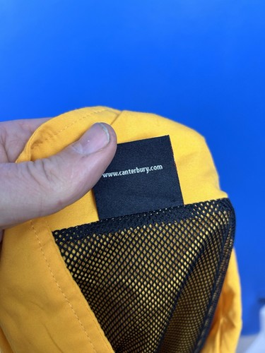 Scotland Rugby Union Track Top Jacket Canterbury Vintage Medium Rare In Yellow! - Picture 14 of 14